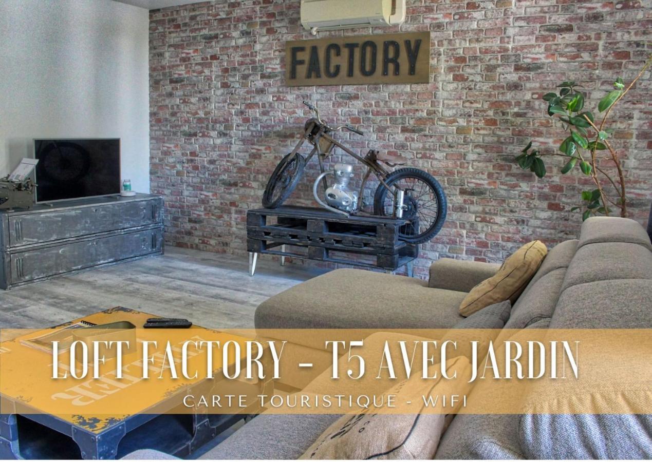 The Loft Factory 4 Chambres Vue Garonne + Jardin ロルモン エクステリア 写真
